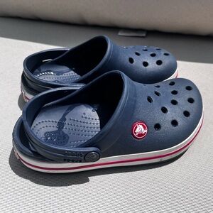 CROCS size 12 kids, navy blue